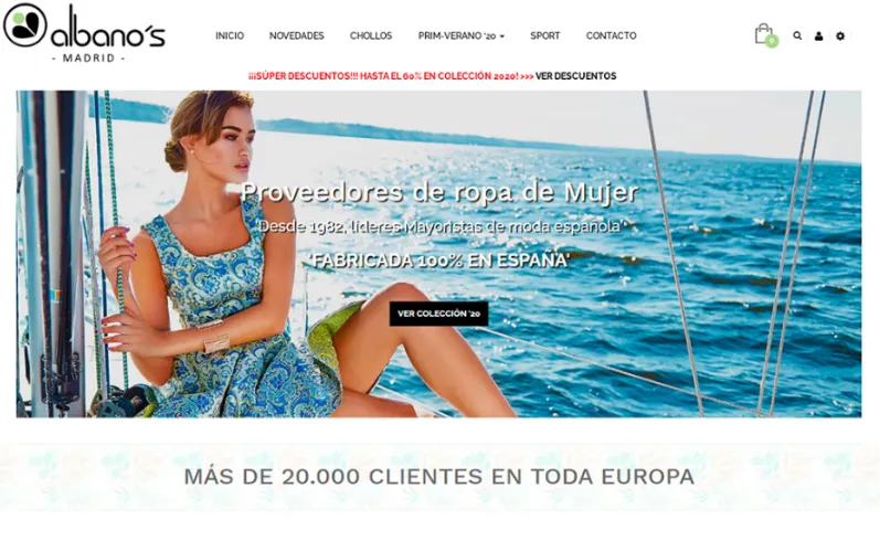 Portada del proyecto: e-commerce mayorista de moda